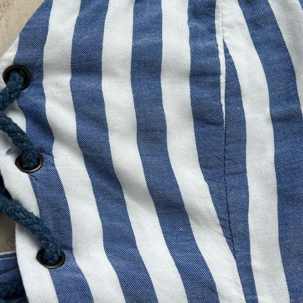 Blue & White Striped Two-Piece Set - Picture 6 of 6